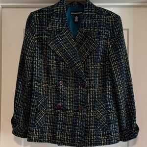 Norton Mcnaughton blue/green tweed jacket